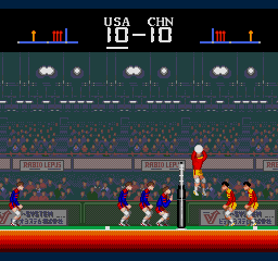 Скриншот игры Super Volleyball